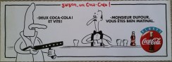 26. Sergio reeks - garçon,un Coca-Cola -deux CC et vite!- McCann 32x95.5  G+ - (Small)